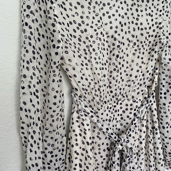 The Kooples Polka Dot Button Front Mini Dress - Picture 13 of 14